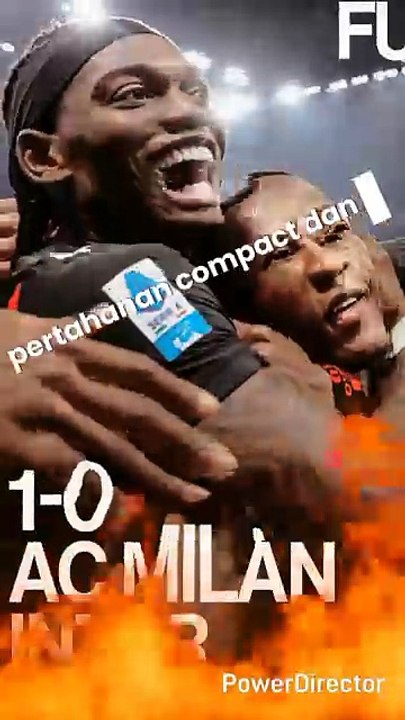 Simple Review Serie A 2025/2026 : Ac Milan vs Inter Milan 1-0 : Milan is red and black