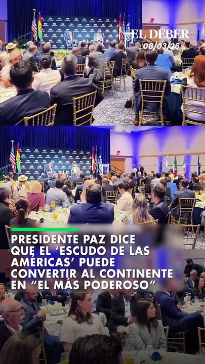 Rodrigo Paz dice que el ‘Escudo de las Américas’ puede convertir al continente en “el más poderoso”