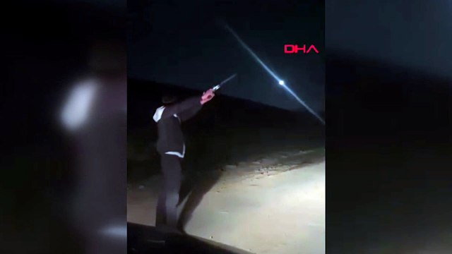 Havaya ateş açtığı görüntüleri sanal medyada paylaşılan şüpheli gözaltında