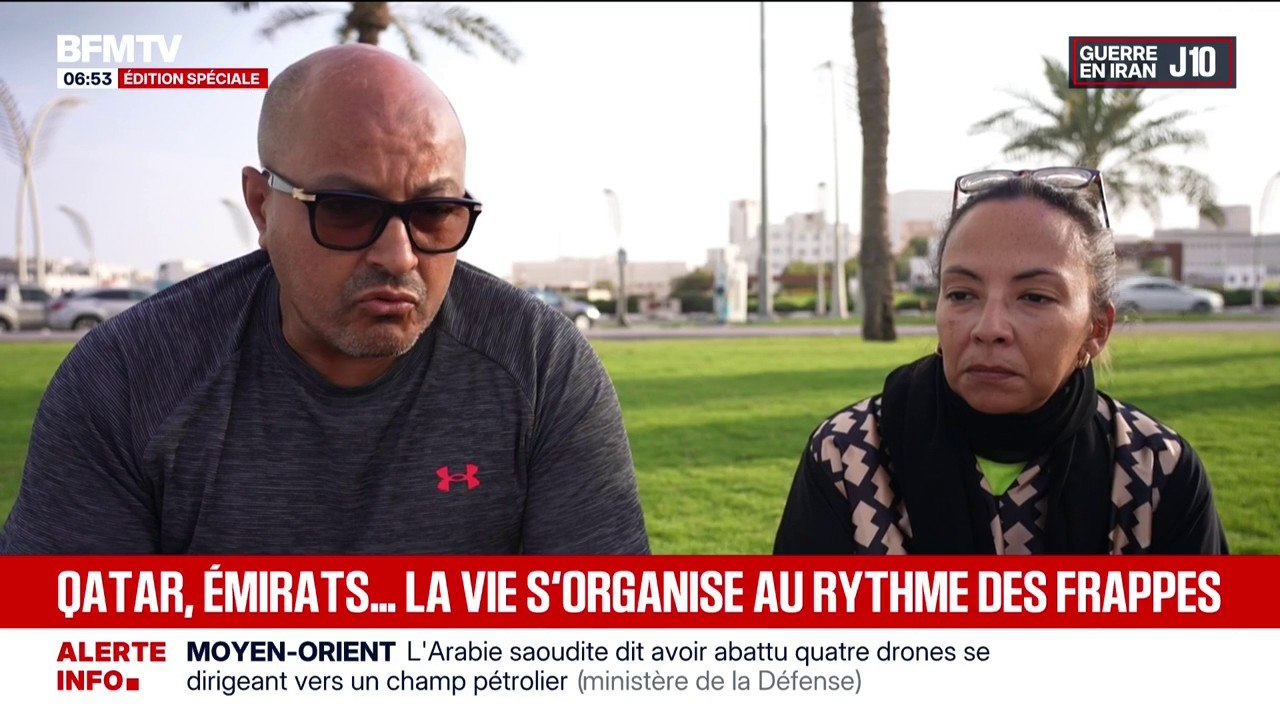 Guerre au Moyen-Orient: "Mes enfants ratent trop d'école", déclare Najib, Français bloqué à Doha, au Qatar, depuis plus de 9 jours