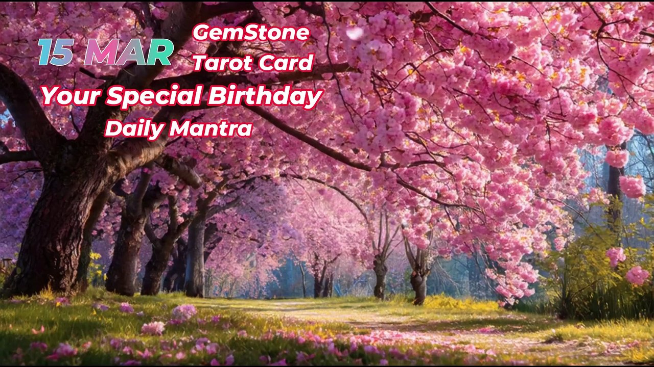 15 March Happy Birthday!