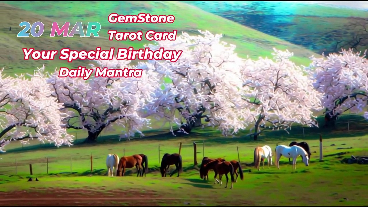 20 March Happy Birthday!