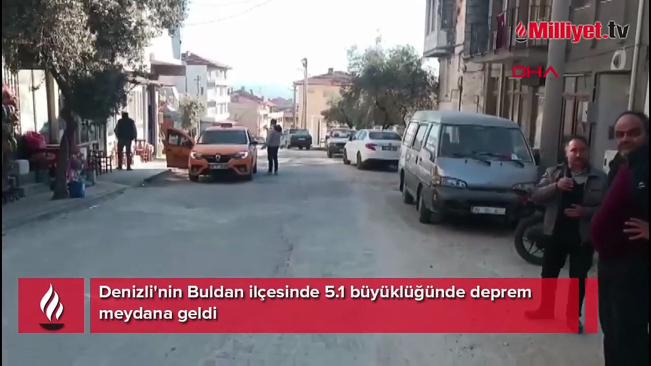 Denizli'nin Buldan ilçesinde 5.1 büyüklüğünde deprem