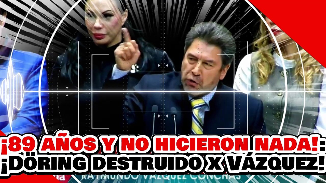 🔥🚨¡89 AÑOS Y NO HICIERON NADA POR LOS TRABAJADORES! ¡narkoDÖRING DESTRUIDO por el DIPUTADO VÁZQUEZ!