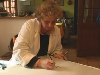la peinture sur soie