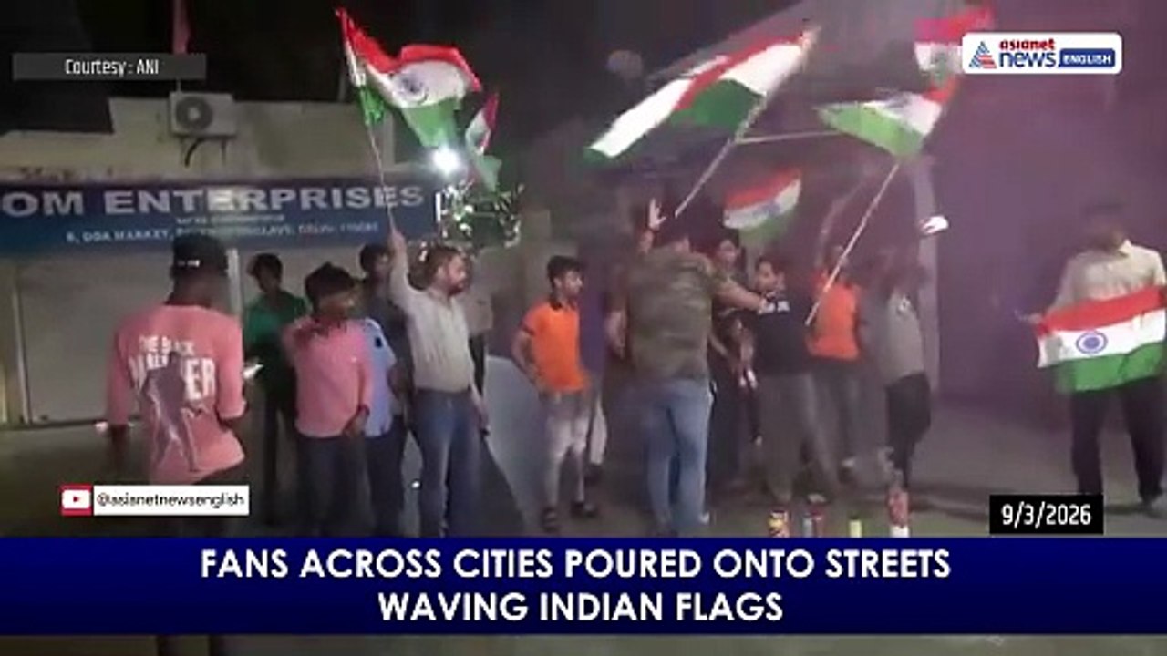 Nation Celebrates! Fans Across India Erupt After India Win THIRD T20 World Cup!