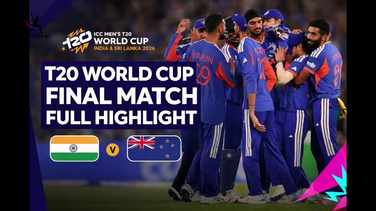 India vs New Zealand | Final Match Full Highlights | ICC Men's T20 ...
