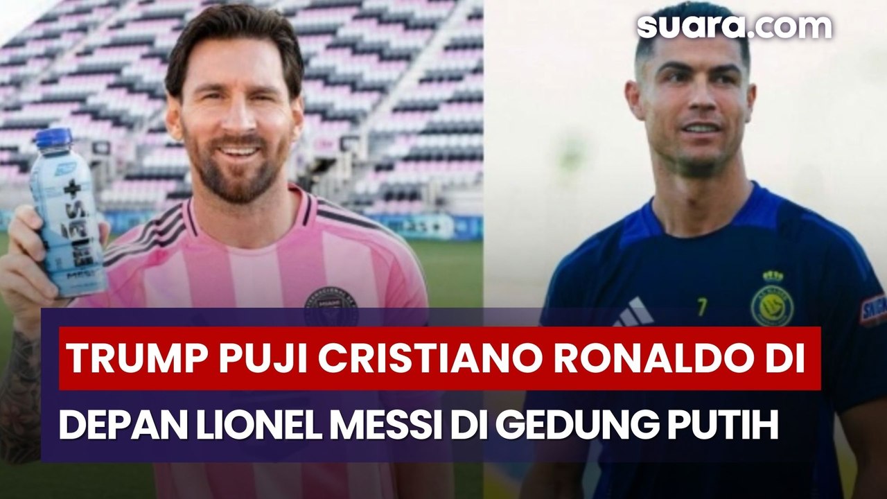 Trump Puji Cristiano Ronaldo di Depan Lionel Messi Saat Jamuan Inter Miami di Gedung Putih