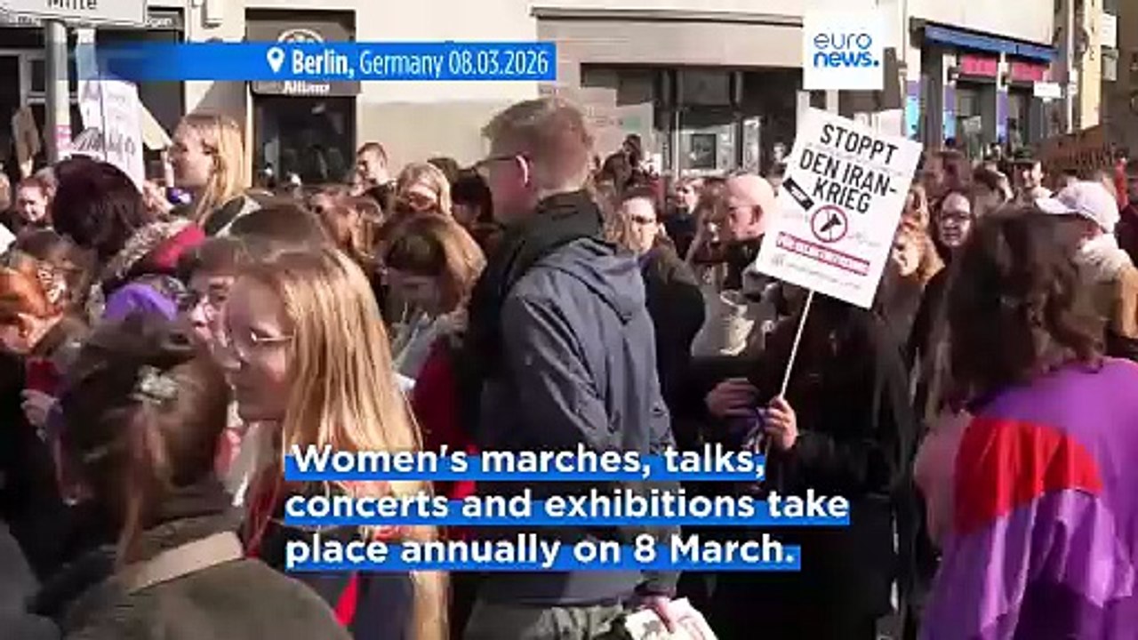 Europe marks International Women's Day in a context of increasing global conflict
