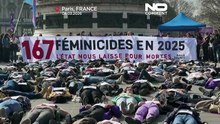 Frauentags-Proteste in Paris und Madrid