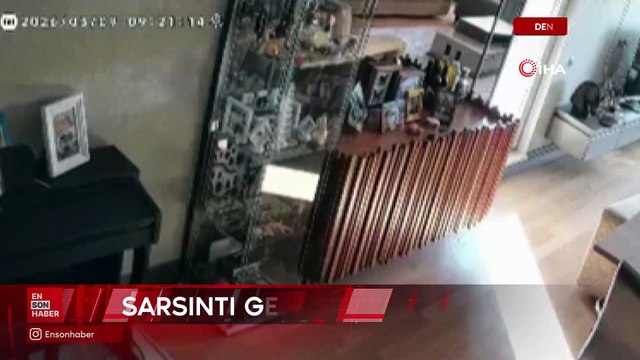 Denzili'de depreme uyanan kadın dua ederek sarsıntının geçmesini bekledi