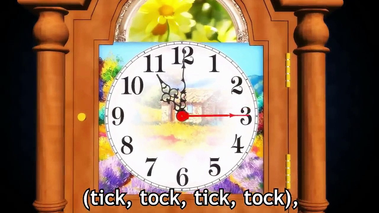 My Grandfather's Clock | Clock Song For Kids