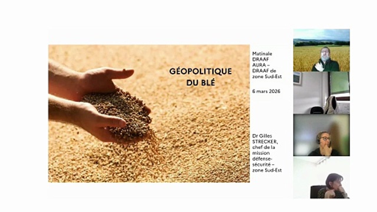 Matinale géopolitique blé le 6 mars 2026