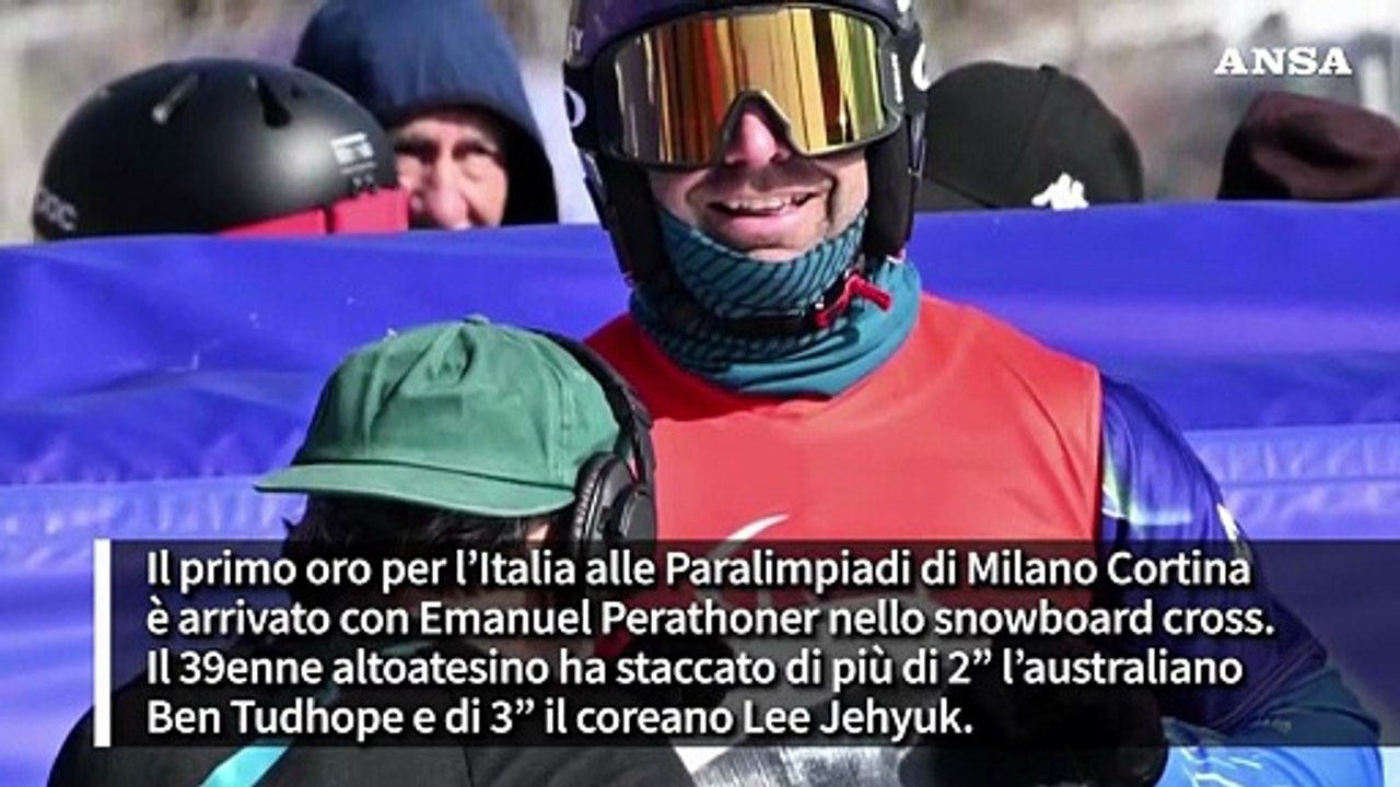 Milano Cortina, Perathoner vola dal dramma olimpico al trionfo paralimpico: oro Italia (sognando il bis)