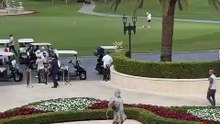 Ordusu İran'dayken Trump golf oynadı