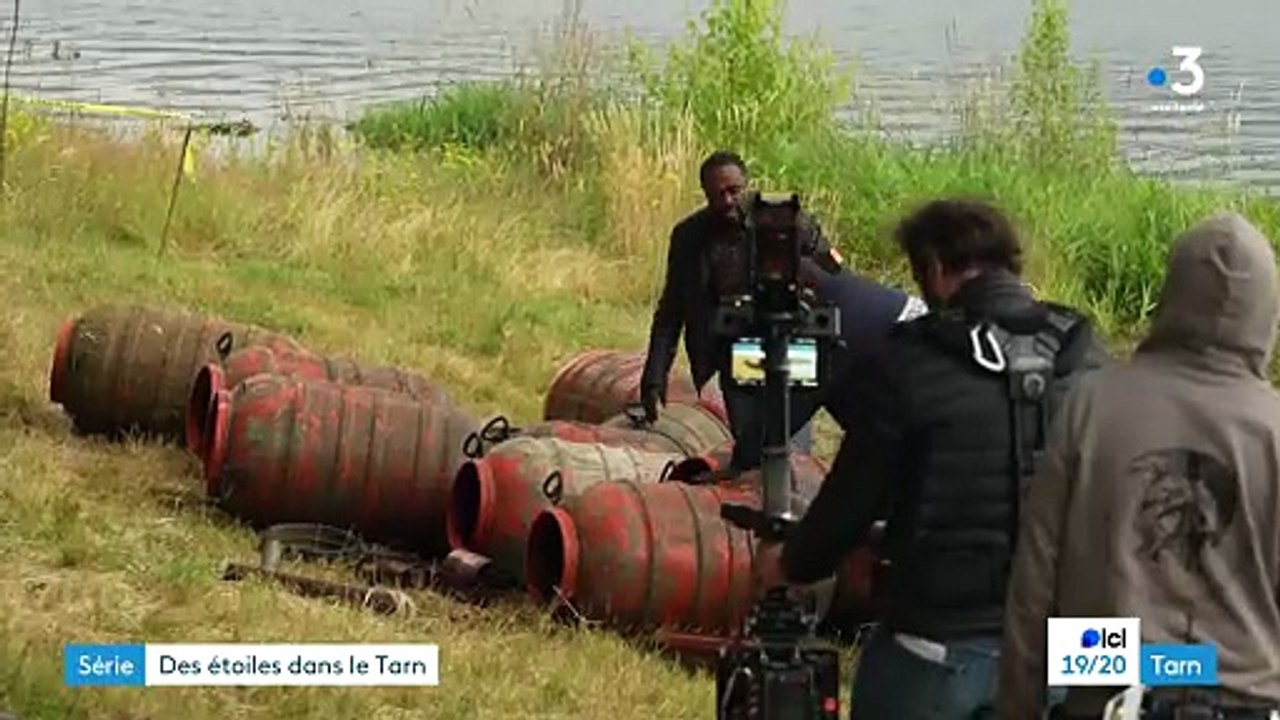 2024 – Johnny Hallyday – Laura Smet en tournage dans le Tarn pour la série Surface (Ici 19/20 Tarn, France 3, 09 Juillet)