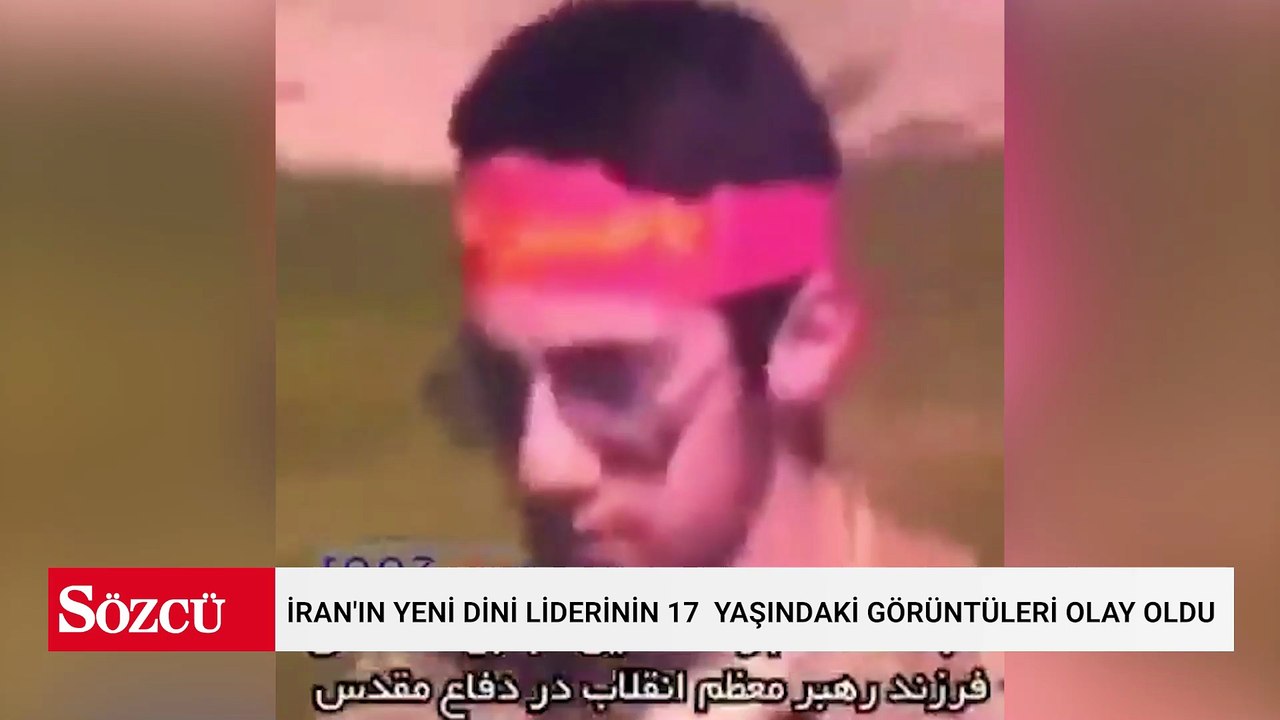 İran'ın yeni dini liderinin 17  yaşındaki görüntüleri olay oldu