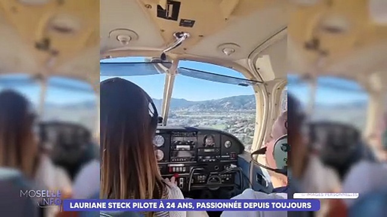 À 24 ans, Lauriane Steck trace sa route dans le ciel