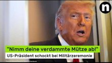 Donald Trump: "Nimm deine verdammte Mütze ab!" US-Präsident schockt bei Militärzeremonie