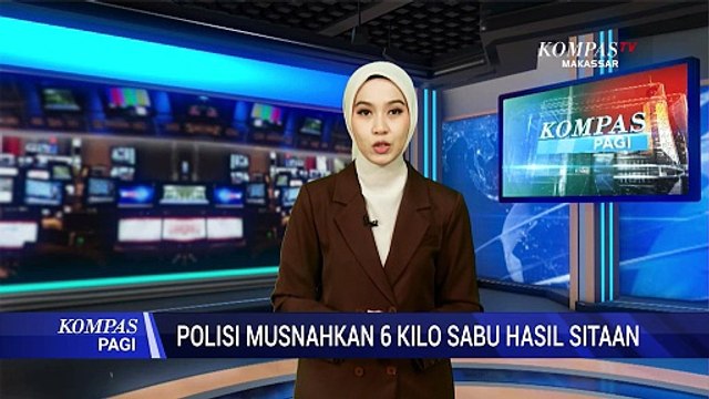 Polda Sultra Musnahkan Lebih Dari Enam Kilogram Sabu Dan Ganja Hasil Sitaan