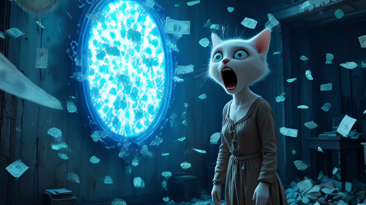 Good Cat Vs Evil Greedy Cat | The Magical Mirror Which Multiplies.....✨