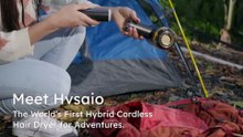 The World‘s First Hybrid Cordless Hair Dryer for Adventures by hvsaio