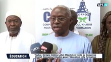 Touba  Serigne Abdou Lahat Mbacké en visite au Complexe Cheikh Ahmadoul Khadim pour l’éducation et la formation