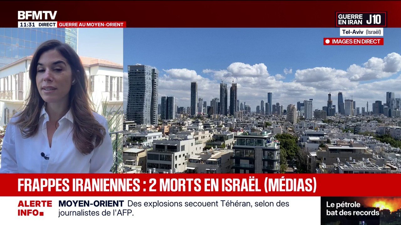Guerre au Moyen-Orient: au moins un mort en Israël à cause de débris de missiles iraniens