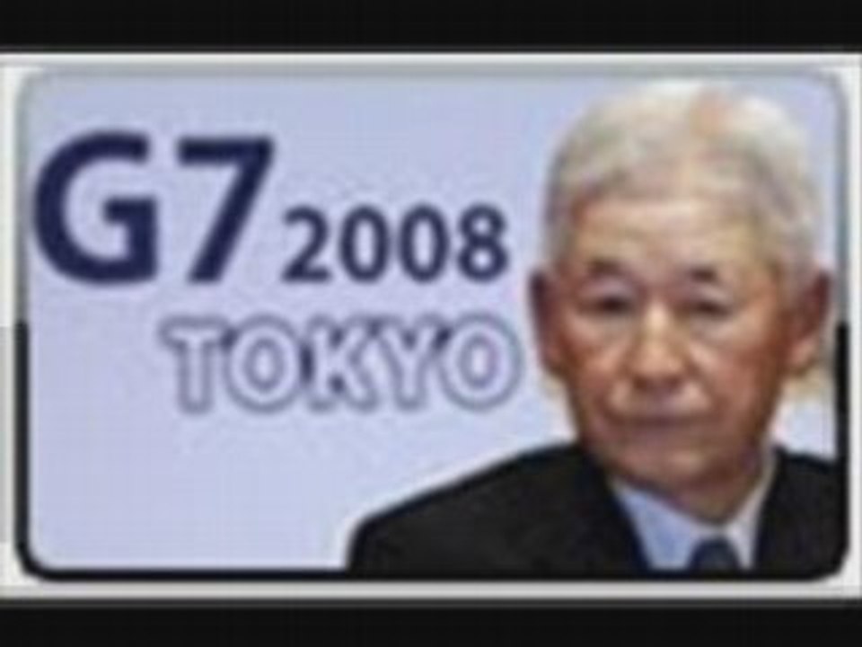 G7 Tokyo2008 chute de l'economie