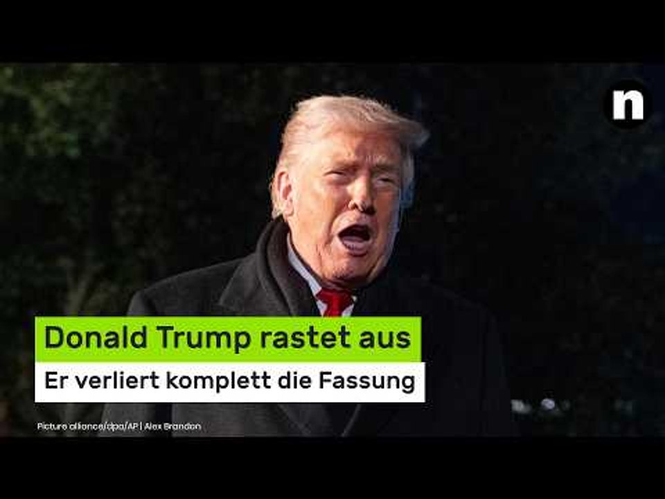 Donald Trump rastet aus: Er verliert komplett die Fassung - 'Was für eine dumme Frage'