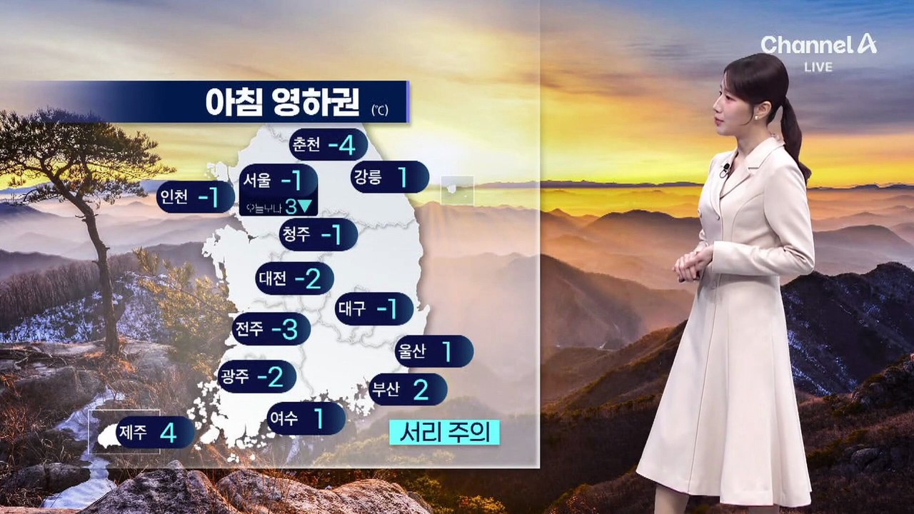 [날씨]아침 영하권, 낮 포근…전국 미세먼지 ‘나쁨’