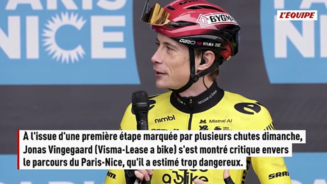 Jonas Vingegaard critique après la première étape de Paris-Nice - Cyclisme - Paris-Nice