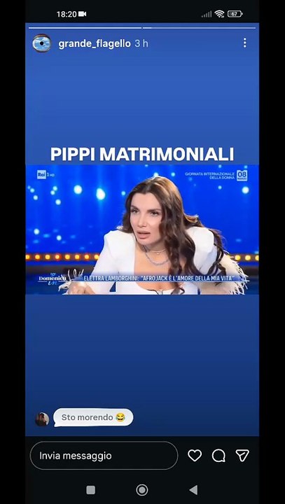 Domenica in con Mara Venier ospite Elettra lamborghini