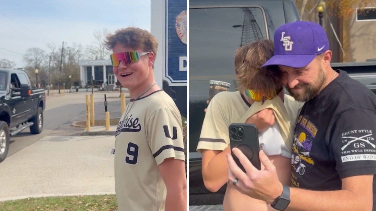 Son Surprised With Late Police Officer Dad's Truck | Happily TV