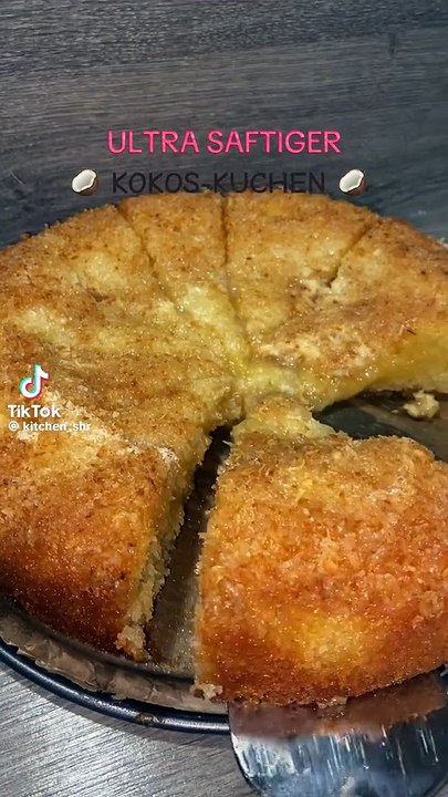 Saftiger kokoskuchen