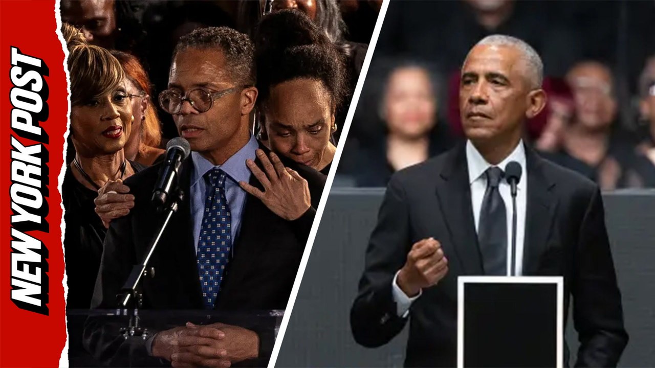 Jesse Jackson's son rips Obama, Biden, and Clinton for using father's memorial to take shots at Trump