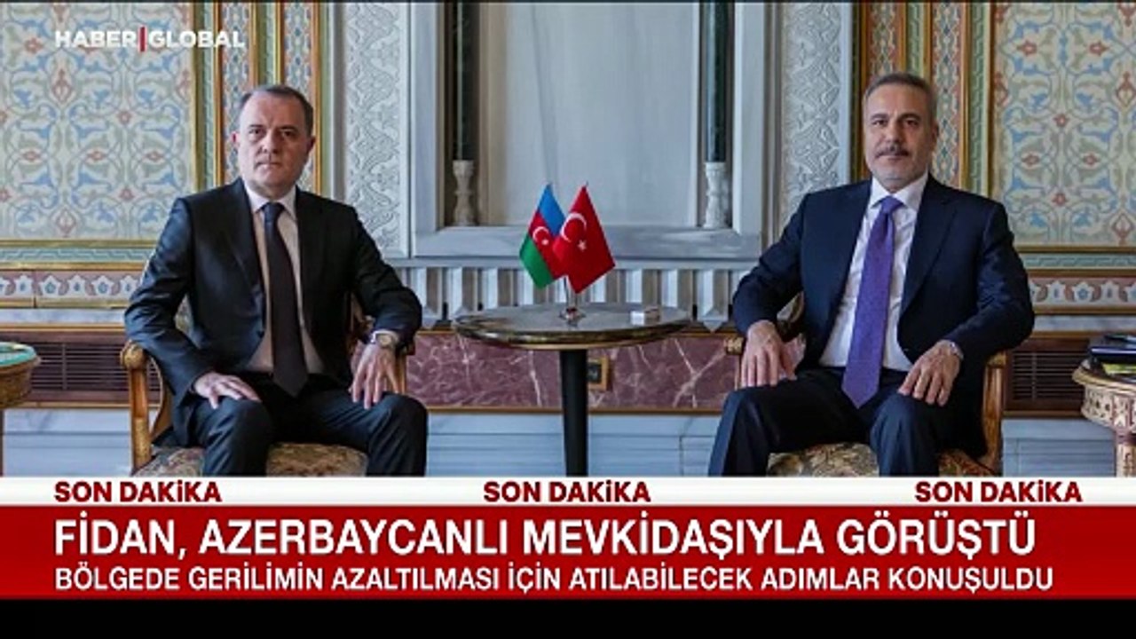 Bakan Fidan, Azerbaycanlı mevkidaşı Bayramov ile görüştü