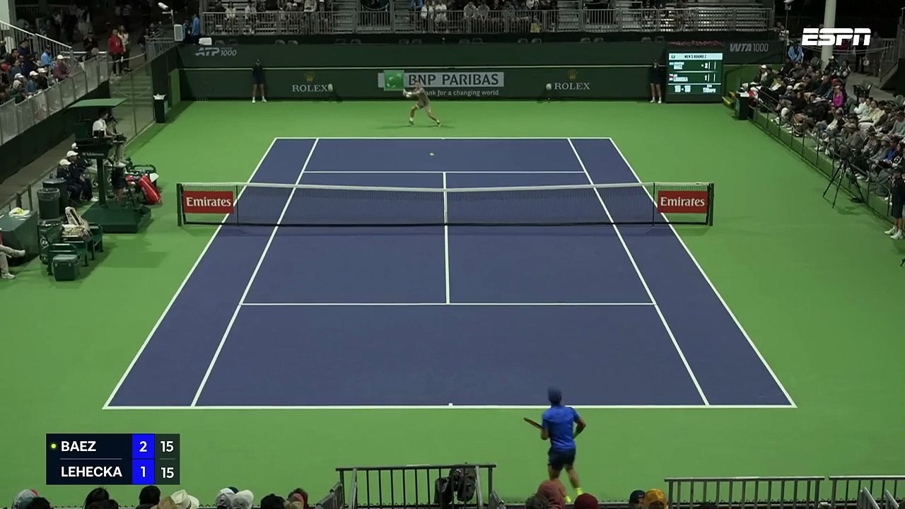 Sebastián Báez vs Jiri Lehecka | Resumen | Masters 1000