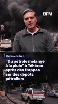 Guerre en Iran: d'épaisses fumées noires à Téhéran après les frappes contre des sites pétroliers