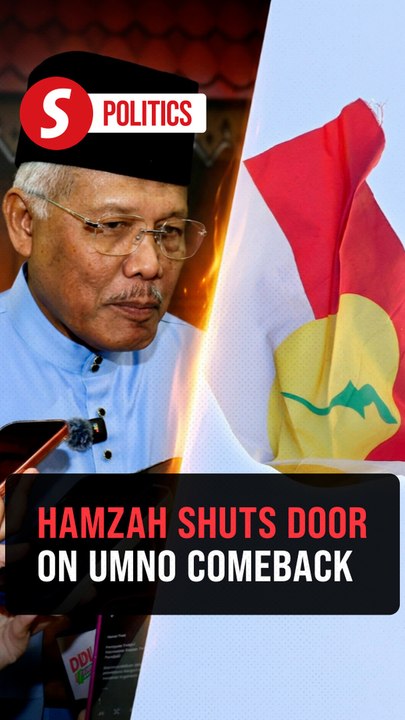Hamzah rules out Umno return, calls for 'national reset'