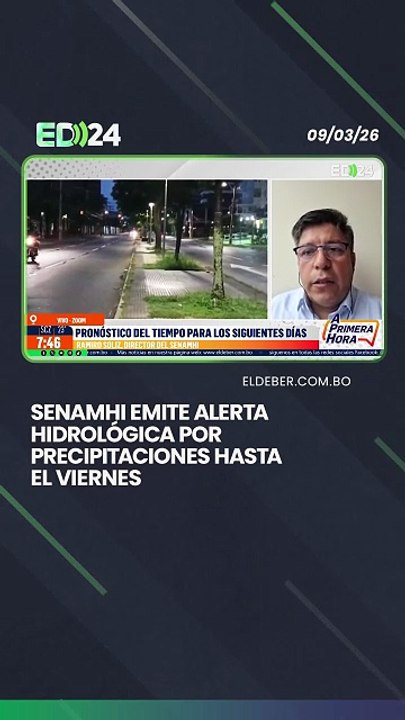 Senamhi emite alerta hidrológica por precipitaciones hasta el viernes