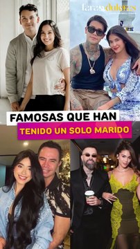 Famosas que han tenido un solo marido