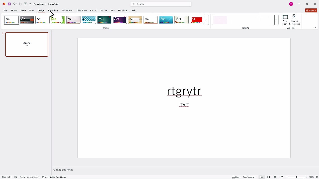 MS PowerPoint 2 Interface Tour
