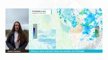 Chuva e neve marcam início da semana em Portugal