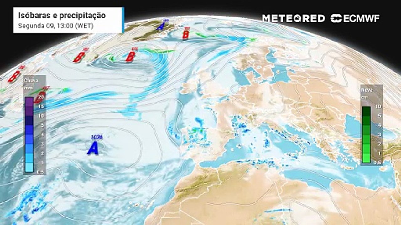 Circulação no Atlântico Norte condiciona o tempo nos Açores e na Madeira esta semana