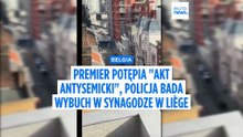 Eksplozja uszkodziła zabytkową synagogę w Belgii