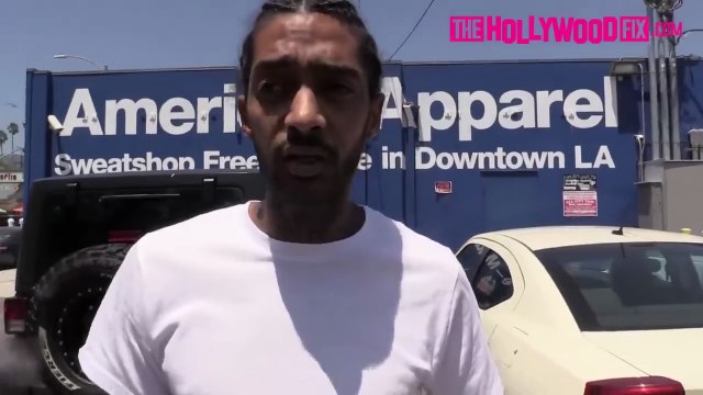 Nipsey Hussle Loses His Cool With Paparazzi After Being Spotted Shopping With Lauren London