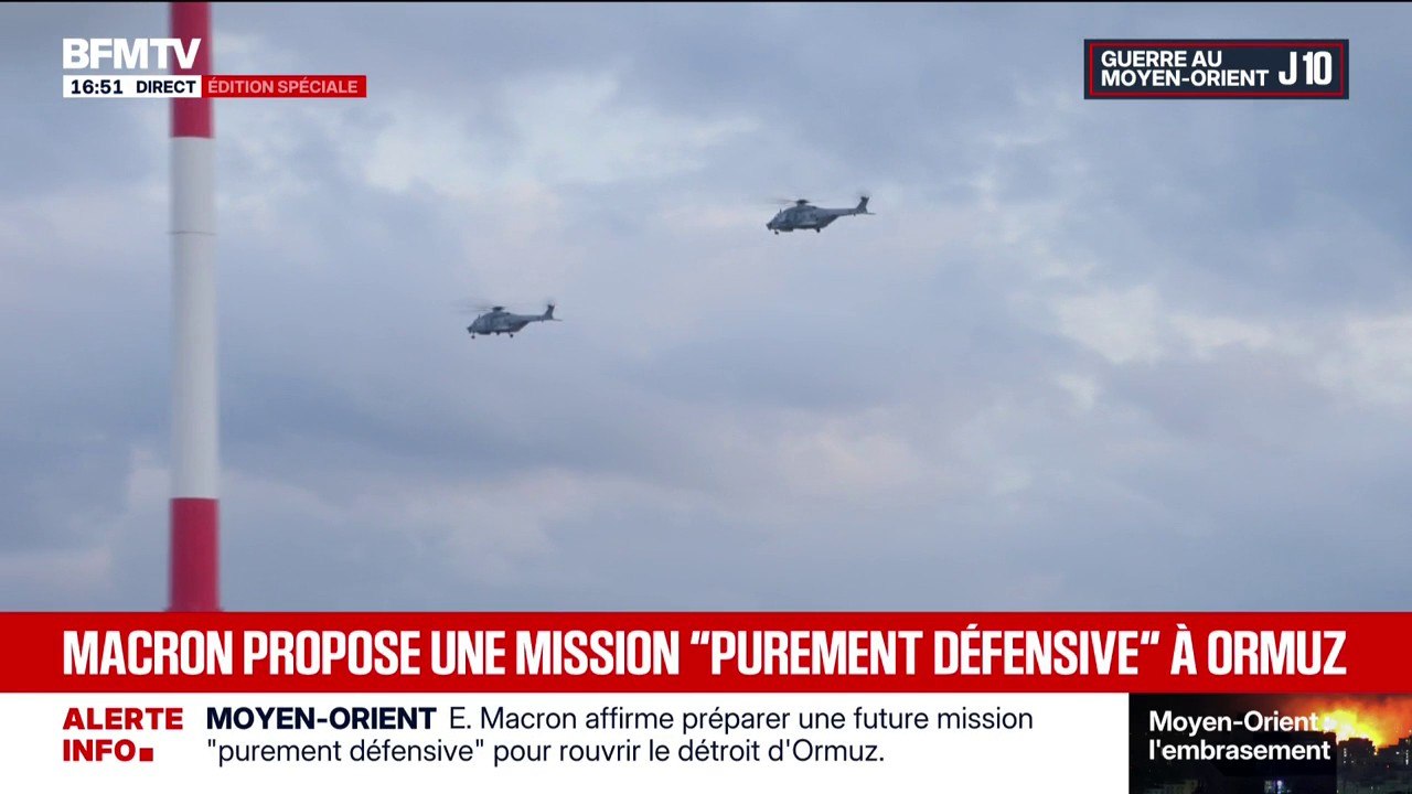Guerre au Moyen-Orient: Emmanuel Macron se dirige vers le porte-avions Charles de Gaulle