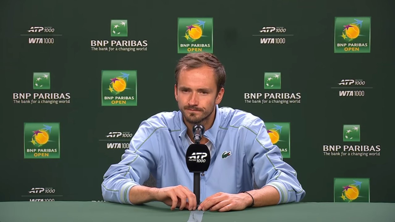 BNP Paribas Open 2026 - Daniil Medvedev : "Le voyage depuis Dubaï a été plus long et un peu plus stressant que d'habitude"