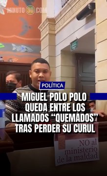 El representante Miguel Polo Polo no logró mantener su curul en el Congreso tras los resultados de las elecciones legislativas de 2026.